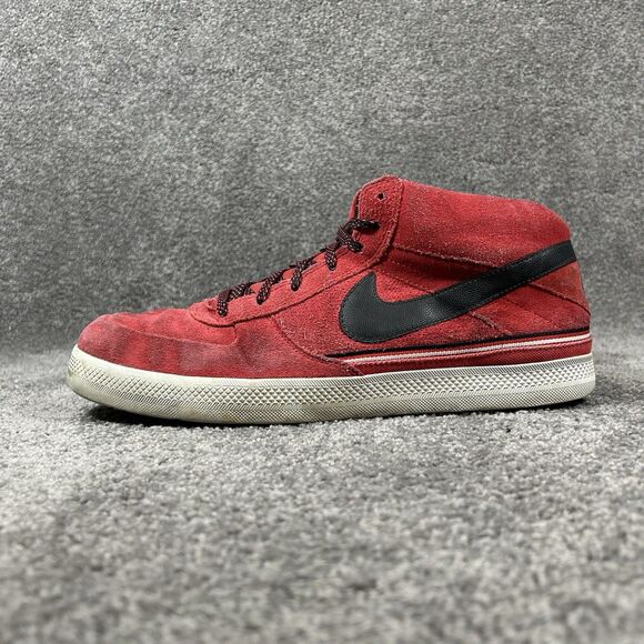 Nike MAVRK 6.0 MID 2 386611-601 Mens Size 12 Red Suede Athletic Shoes Used main image 4